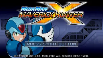 Mega Man - Maverick Hunter X (EU) screen shot title